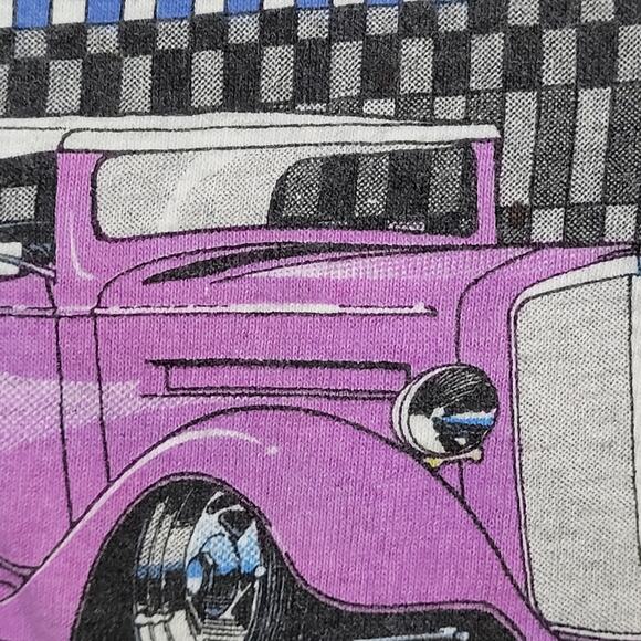 Vintage 1995 Street Rod Nationals Shirt M/L 21x26 Gray Cars - Picture 10 of 15
